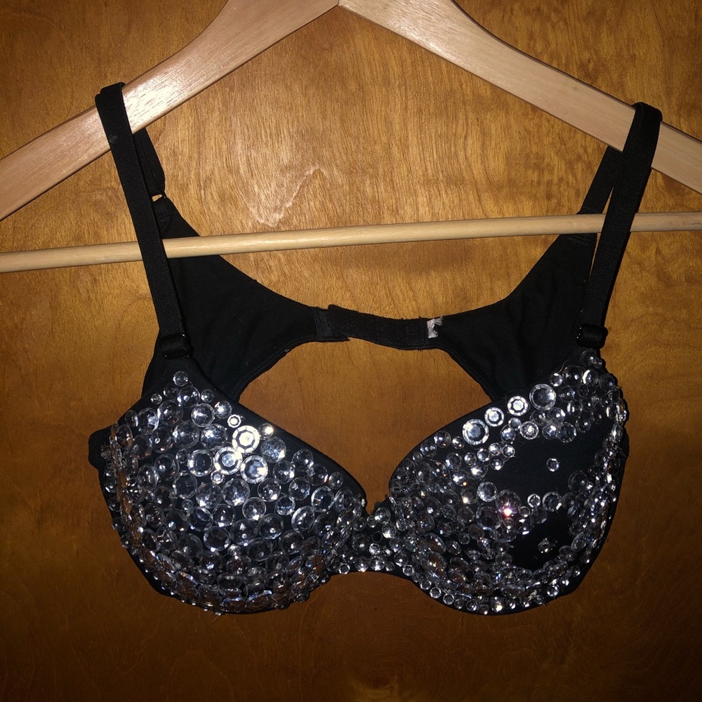 Embellished bra rhinestone